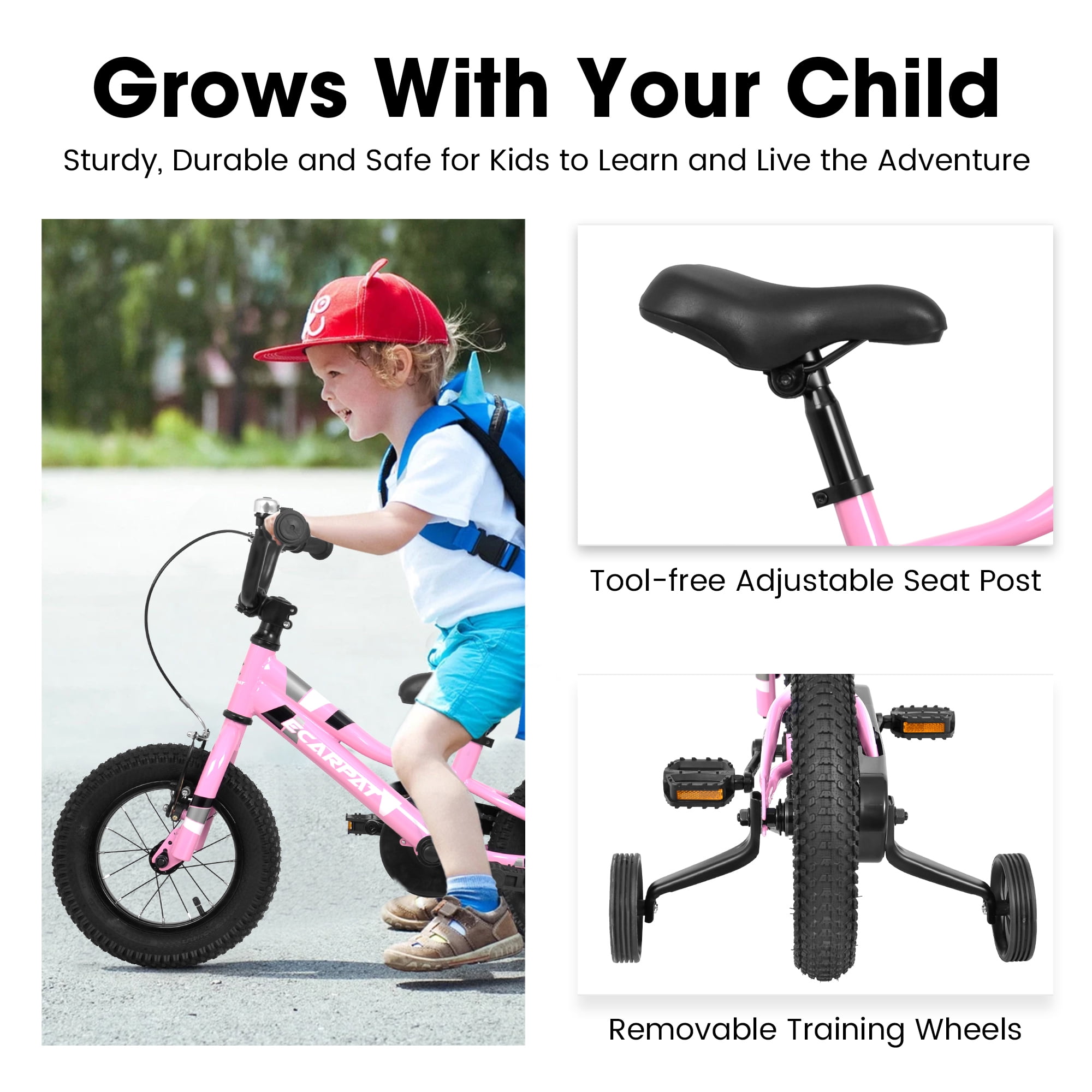 Ecarpat 16 inch children s bicycle with detachable training wheels suitable for children aged 4 5 6 7 years old in Bolivia at BOB 1040 Rating 4