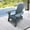 Gray, variant on Populus Wood - Strong and Durable - Outdoor Picnics - Affordable Seating Solution