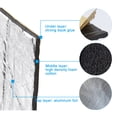 thumbnail image 3 of 86sqft Sound Deadener Noise Insulation Mat Acoustic Barrier 800 x 100 x 0.5cm for Car, 3 of 6