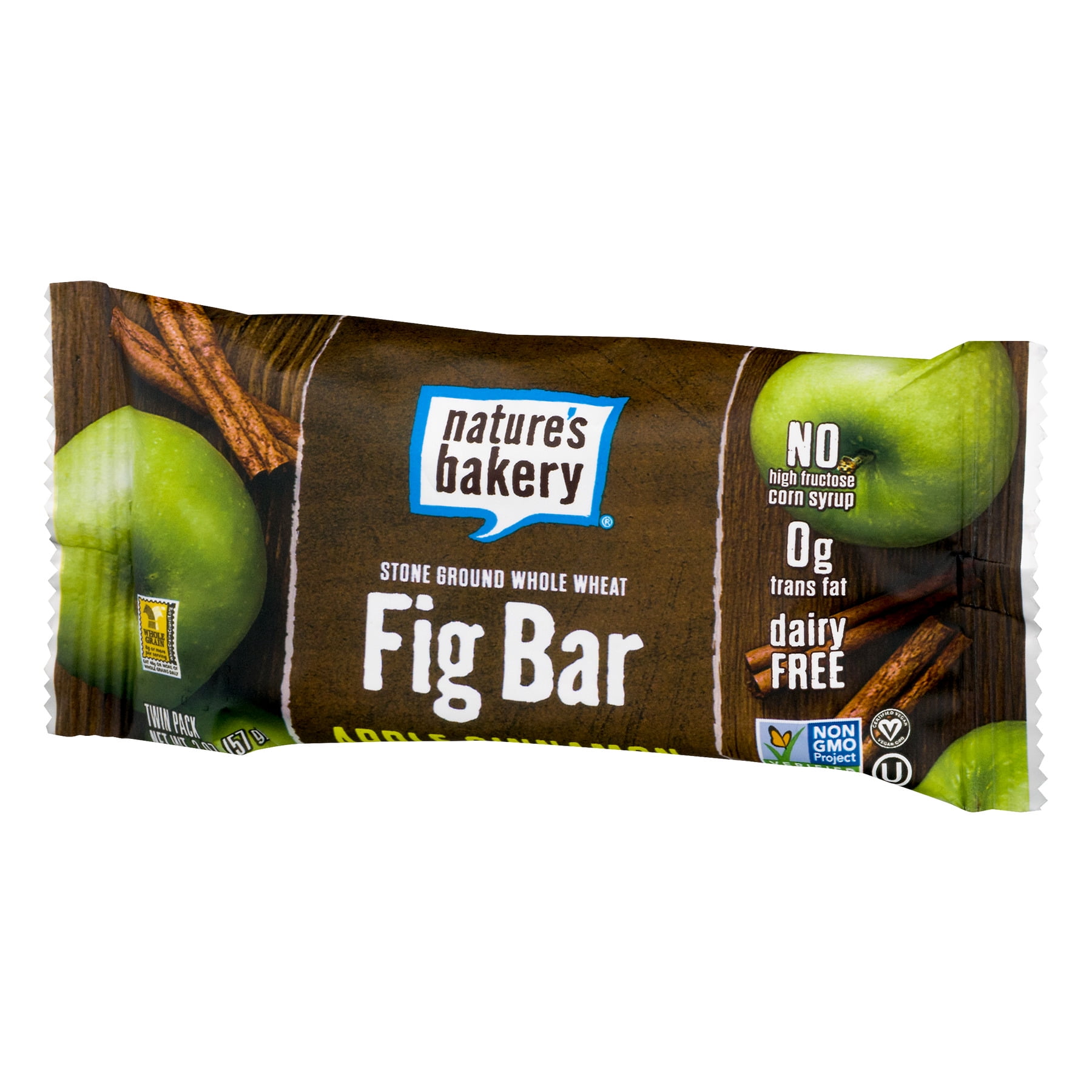 NATURES BAKERY, BAR FIG WW APPLE CINNAMON, 2 oz, (Pack of 12)