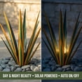 thumbnail image 3 of Garden Statues 25.9 In Rustic Lighted Agave Tequila Garden Statues, UV Resistant, 3 of 9