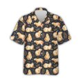 thumbnail image 3 of Camisa con estampado de capibara kawaii para hombre, camisa hawaiana de manga corta con solapa, estilo playero, estilo hawaiano, para hombre, 3 of 5