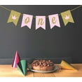 thumbnail image 2 of Inkdotpot Birthday Party DecorationsHappy Birthday Party GarlandBaby Girls PrincessPennant Banner Flag, 2 of 7