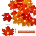 thumbnail image 3 of relayinert LED Light String Halloween Yard Decoration Lamp Thanksgiving Party Lighting, 40 LED, 6m, Flash, Leaf, 3 of 8