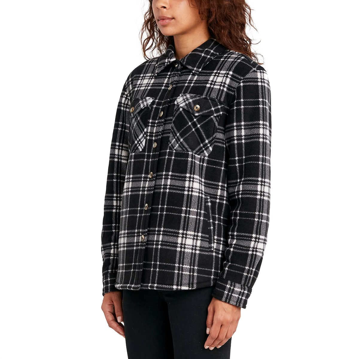 Women's Long Sleeve Plaid Super Plush 
