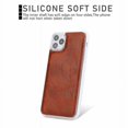 thumbnail image 3 of Funda de cuero con tapa trasera magnética desmontable con textura Crazy Horse para iPhone 11 Pro Max, con soporte, ranuras para tarjetas, marco de fotos y billetera., 3 of 5