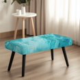 thumbnail image 4 of XYZCANDO Anti Scratch Bench Covers for Hotel Home, Polyester Spandex Fabric Anti Dust Long Bench Seat Slipcover with Stretch, 4 of 9