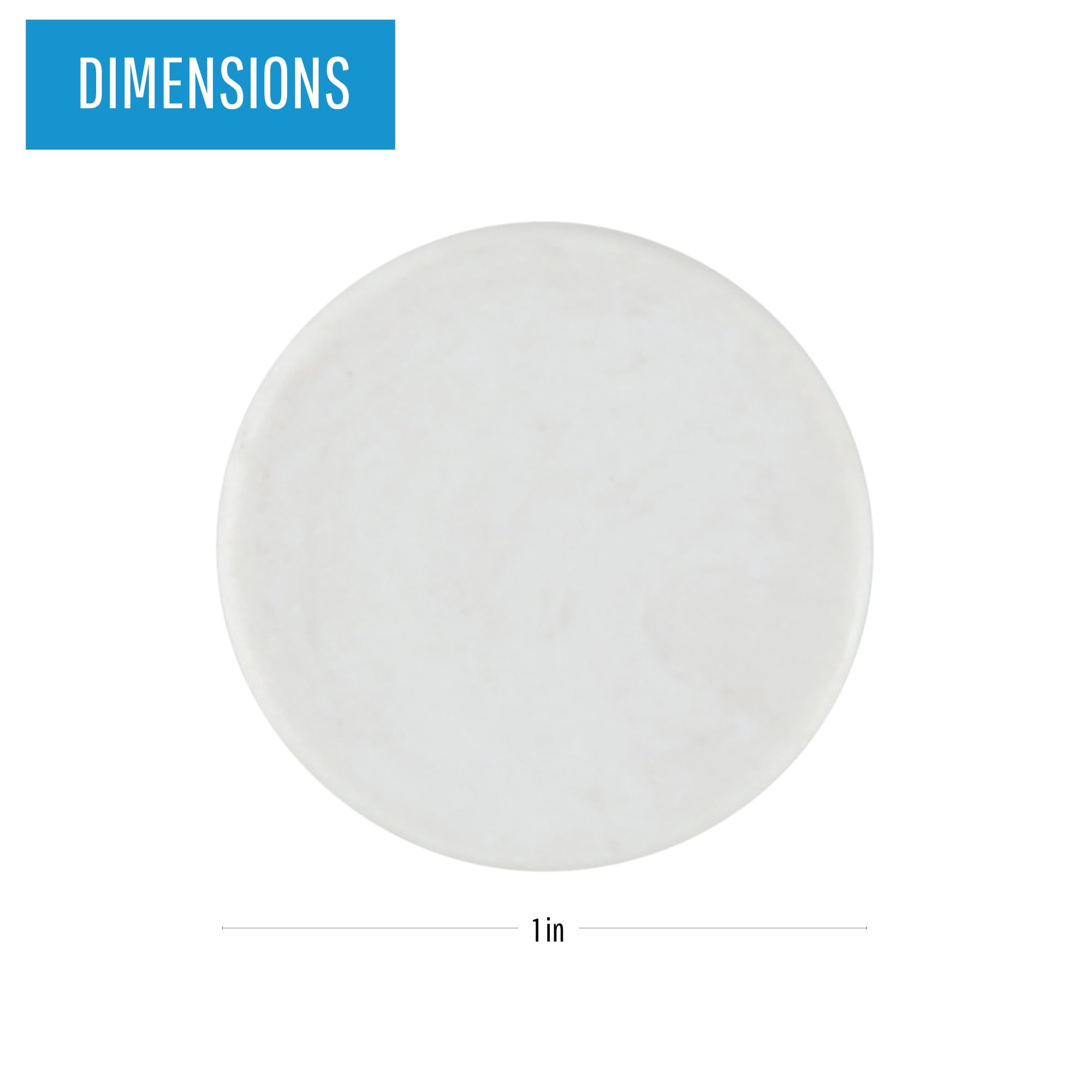 MasterVision Antimicrobial Magnets 1" Diameter, pack of 10