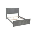 thumbnail image 4 of AFI Nantucket Full Foundation Bed with Matching Footboard, Grey, 4 of 6
