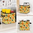 thumbnail image 7 of RATGDN Collapsible Fabric Cube Storage Bin with Double Handles for Living Room Bedroom Office Black - Orange Juice Fruit, 7 of 7