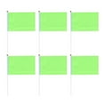 thumbnail image 1 of 50pcs banderas cuadradas de mano Mini Flag Party Supplies Fiest Farts (verde), 1 of 5