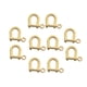 thumbnail image 3 of 10 Uds Hebillas de Clips BLESIY para pulsera tornillo de aleación de Zinc en grillete llave Chian Luz de oro Hebillas de herradura, 3 of 8