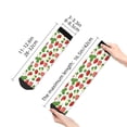 thumbnail image 2 of Salouo Strawberry Pattern Unisex Middle Tube Socks,Middle-Finger Knee High Socks Over The Calf Tube Stocking Crew Stockings for Women and Men Tube Socks, 2 of 8