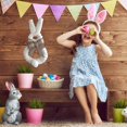 thumbnail image 5 of Cute Easter Rabbit Wreath Lighting Up The Home Atmosphere Antique Stained Glass Windows Swinging Ornament Cat Memorial Ornament Christmas Mantel Garland Battery Vh1 Storytellers Fuel Paper Trees, 5 of 5