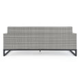 thumbnail image 3 of RST Brands Milo Aluminum Modern Outdoor Gray 78-Inch Sofa - Maxim Beige, 3 of 7