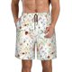 thumbnail image 1 of Fotbe Wildflower Watercolor Trajes de Baño Estampados para Hombre, Shorts de Verano de Secado Rápido, Ropa de Playa, Bañadores-XX-Large, 1 of 6