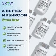 Grow Vitamin Beyond Mushroom Capsules, 13,000mg, 30-Day Supply, Non-GMO