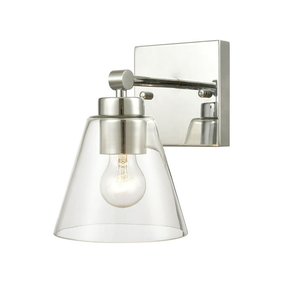 Elk Home 6-Inch Wide East Point Vanity Light, Polished Chrome