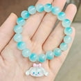 thumbnail image 5 of Sanrio Anime My Melody Cinnamoroll Pochacco Pompompurin Bracelet Beading Dual Color Gradient Sweet Kawali Kids Gift For Girls, 5 of 10