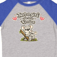 thumbnail image 4 of Inktastic Just a Girl Who Loves Koalas Shirt Boys or Girls Toddler T-Shirt, 4 of 5
