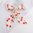 thumbnail image 3 of Fashion Hair Ribbon Summer Print Floral Slik Scarf Long Bow Bandana Korean Ponytail Holder Women Girls Head Hair Accessories, 3 of 3