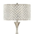 thumbnail image 3 of LumiSource Polished Nickel, Clear Crystal Topaz 27" Metal Table Lamp, 3 of 5