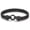 Black, variant on Trendy Women Men Stainless Steel Wolf Clasp Wristband Franco Link Chain Bracelet-Black