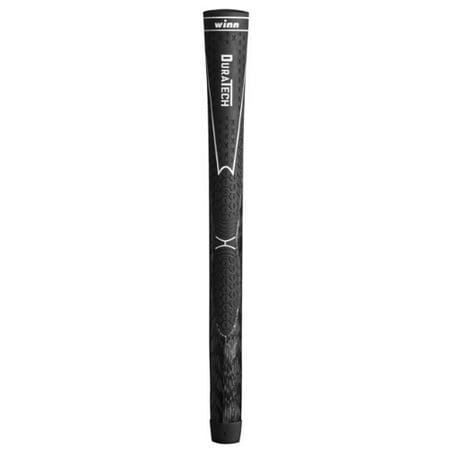 Golf Club Grip Replacement - Winn DuraTech Standard Golf Club Grip, Black/Gray