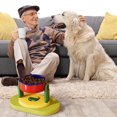 thumbnail image 3 of Cuenco ajustable para mascotas con ventosa, diseño inclinado 15° para gatos y perros, 3 opciones de altura, antideslizante, fácil de limpiar, protección de vértebras cervicales, prevención de, 3 of 7
