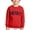 Red, variant on Crewneck Sweatshirt Childrens Christmas Graphic Crew Neck Long Sleeve Pullover Hoodless Top Black 5-6 Years