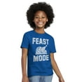 thumbnail image 4 of Feast Mode Thanksgiving Crewneck T Shirts Boy Girl Teen Brisco Brands XS, 4 of 6