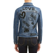 EV1 from Ellen DeGeneres Love Graffiti Denim Jacket Women's