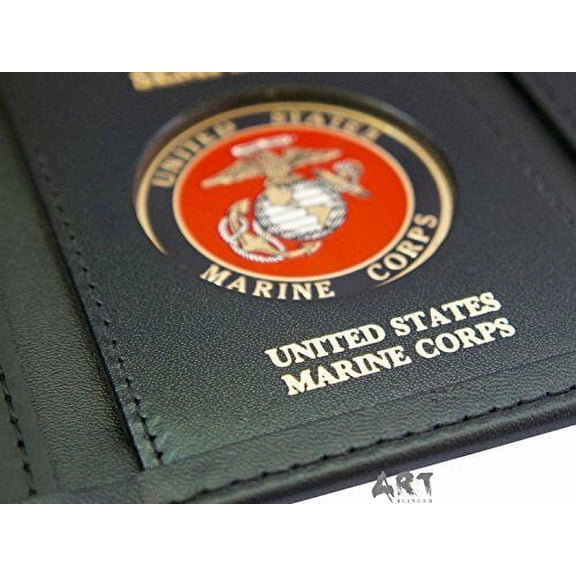 Officially Licensed United States Military Leather TRIFOLD Wallet