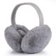 thumbnail image 1 of Orejeras de invierno, lindos calentadores de oídos de invierno, orejeras plegables, orejeras de invierno para mujeres, orejeras para invierno, clima frío, al aire libre, gris, 1 of 6