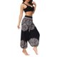 thumbnail image 4 of Txlixc Pantalones de entrenamiento para mujer, estampado digital bohemio, pantalones de yoga sueltos con lado dividido Txlixc Estilo de ocio, 4 of 9