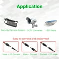 thumbnail image 4 of 12V DC Power Connector 5.5mm x 2.1mm, CENTROPOWER (50 x Male + 50 x Female) Power Jack Adapter for Led Strip CCTV Security Camera Cable Wire Ends Plug, 4 of 6