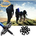 thumbnail image 4 of Embouts de Bâton de Marche, Panier de Ski Amovible en Boue, Panier Flocon de Neige pour Bâton de Randonnée, Accessoire de Remplacement de Panier de Ski Amovible pour Bâtons de Randonnée (6 Pcs), 4 of 6