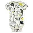 thumbnail image 3 of Gerber Baby Boy Short Sleeve Onesies Bodysuits, 3-Pack, (Preemie - 12M), 3 of 7