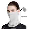 thumbnail image 3 of Likrtyny Facial Unisex Hielo Suave Deportiva Bufanda para Golf Al Aire Libre (Gris), 3 of 7
