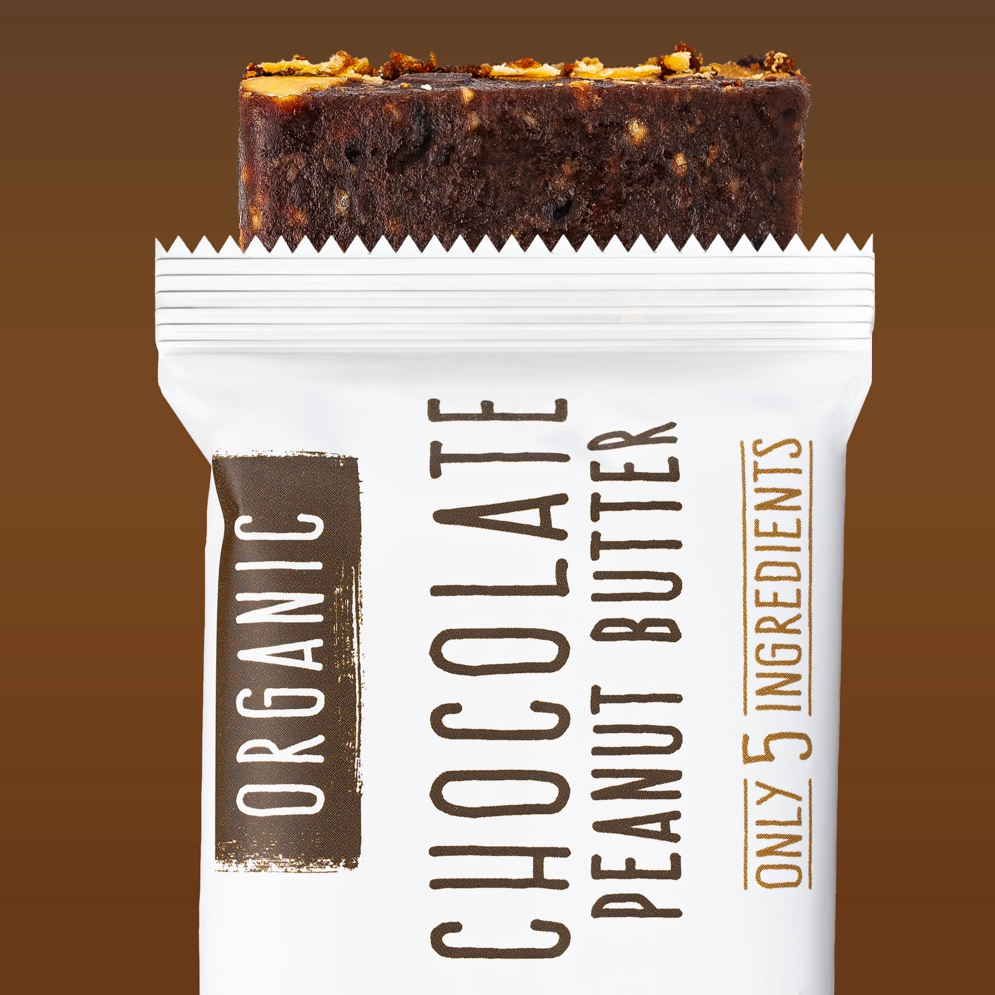 Organic Chocolate Peanut Butter Fruit & Nut Bar, Jonesbar, Certified Organic & Kosher, Gluten Free, Vegan, 12 Count (Pack of 1)