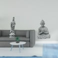 thumbnail image 2 of Adorno De Piedra De Buda Mono Guan Yin, Obra De Arte De La Colección Feng Shui, Escultura De Buda Femenino Chino, Figurita De Kuanyin, Miniatura De Sun Wukong Para Gabinete, Escritorio, Hotel,, 2 of 8