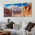 thumbnail image 2 of Nawypu Designart White Canyon at South Sinai Egypt-Landscape Art Canvas Print-12''x16''X3 Panels, 2 of 4