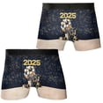 thumbnail image 3 of Happy New Year Cane Corso Welcome 2025 Balloon Firework Party All Over Print Boxer Briefs Underwear for Men Dad Italian Mastiff Dog Lover Gifts Idea - 01014, 3 of 6
