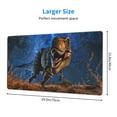thumbnail image 2 of Cauagu Starry Night Charging Dinosaur for Large Mouse Pad,XXL Extended Gaming Mouse Mat Long Extended Desk Mat Big Desk Pad Mat(16 x 29.5in) for Work/Game/Office/Home, 2 of 8