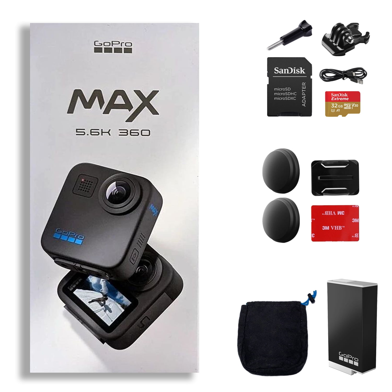 GoPro - 入荷！6点セット！HERO5 チャージャ　4K対応SD64GB　3way Amazon.com: 64GB Sandisk Extreme Pro 4K Memory Card for