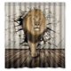 thumbnail image 1 of Cortina de ducha ABPHQTO Liontyle Impermeable 160x180 cm, 1 of 2