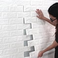 thumbnail image 3 of Coofit Wall Sticker Backsplash Sound-insulated 3D Peel and Stick Wall Tile Wall Paper, 3 of 9