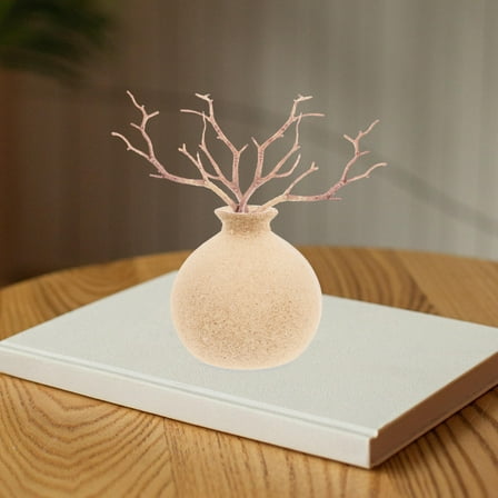 Mobestech 12Pcs Antler Floral Picks Light Brown Plastic Indoor Outdoor Decoration