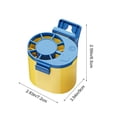 thumbnail image 4 of ICQOVD Desktop Fan Waist Clip Fan Usb Rechargeable Portable Handheld Desktop Fan Portable Fan for Outdoor Work Use, 4 of 6