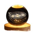 thumbnail image 1 of Lámpara de noche con bola de cristal luminosa USB, regalo de Navidad, 1 of 5
